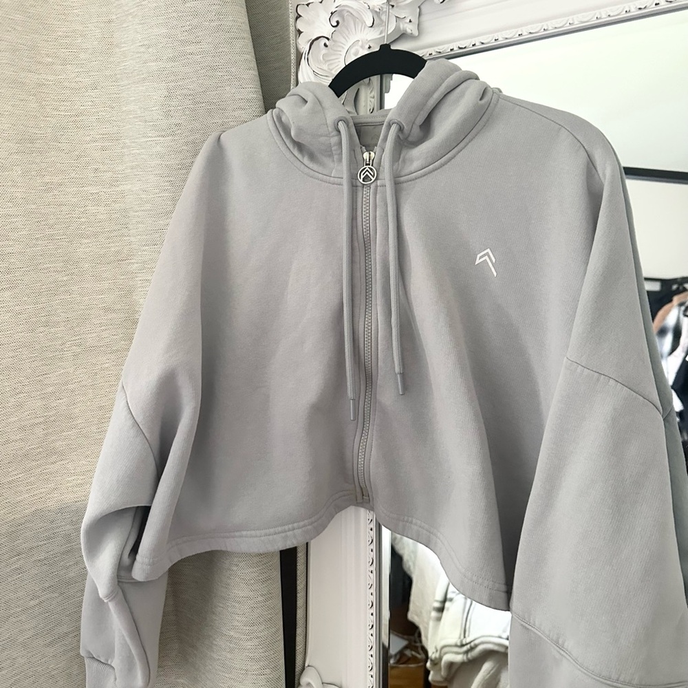 Oner Active Cropped Zipped Hoodie